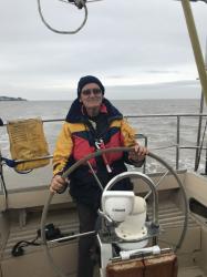 In cold weather gear off Portishead: It